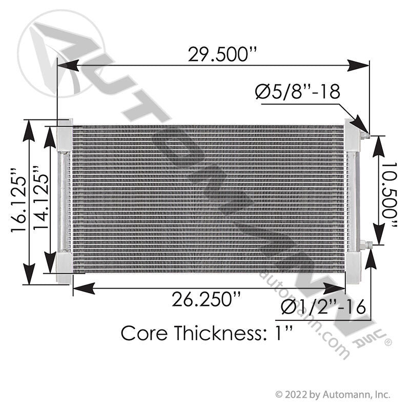813.96106 - Condenser Volvo - Nick's Truck Parts