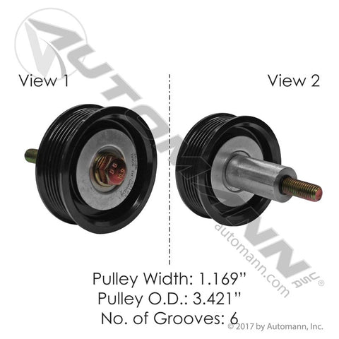 816.49149- Continental Elite Pulley - Nick's Truck Parts