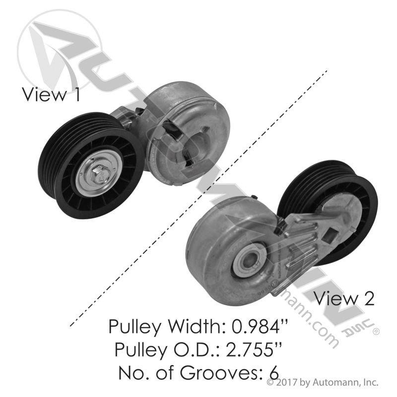 816.49202 - Continental Elite Tensioner Assembly - Nick's Truck Parts