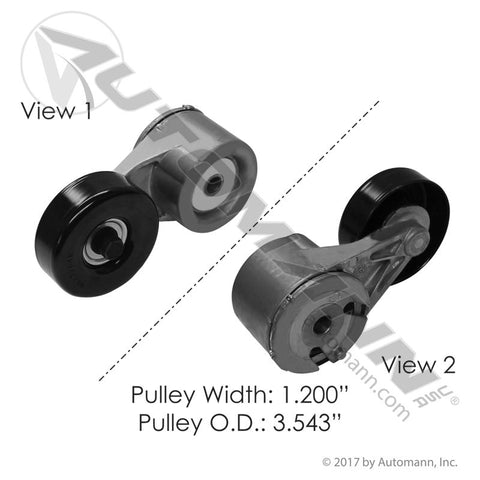 816.49208 - Continental Elite Tensioner Assembly - Nick's Truck Parts