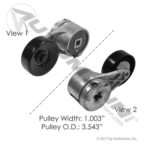 816.49218 - Continental Elite Tensioner Assembly - Nick's Truck Parts