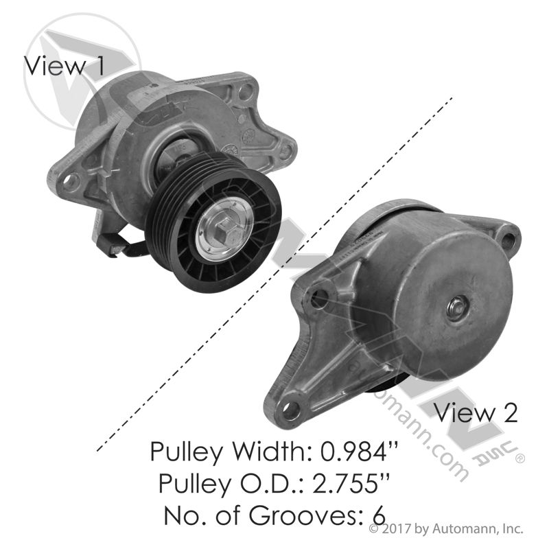 816.49253-Continental Elite Tensioner Assembly - Nick's Truck Parts