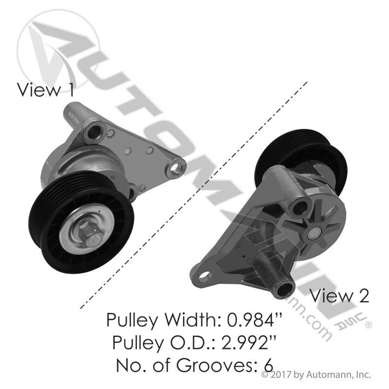 816.49275- Continental Elite Tensioner Assembly - Nick's Truck Parts