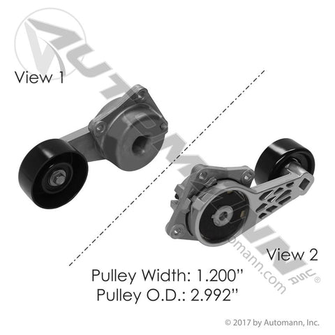 816.49314 - Continental Elite Tensioner Assembly - Nick's Truck Parts