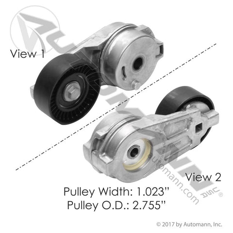 816.49345- Continental Elite Tensioner Assembly - Nick's Truck Parts