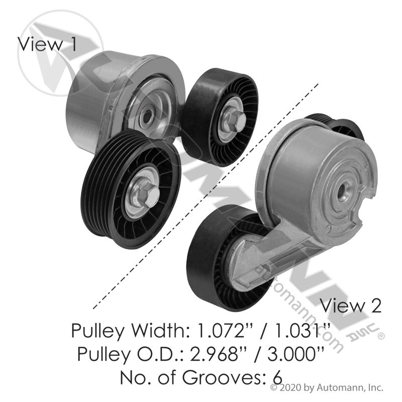 816.49464 - Continental Elite Tensioner Assembly - Nick's Truck Parts