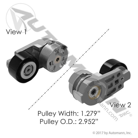 816.49517- Continental Elite Tensioner Assembly - Nick's Truck Parts