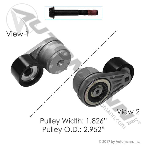 816.49526- Continental Elite Tensioner Assembly - Nick's Truck Parts