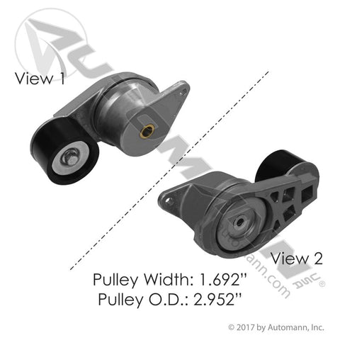 816.49527- Continental Elite Tensioner Assembly - Nick's Truck Parts