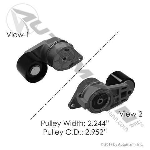 816.49528- Continental Elite Tensioner Assembly - Nick's Truck Parts