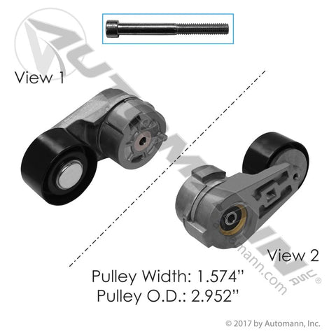 816.49529- Continental Elite Tensioner Assembly - Nick's Truck Parts