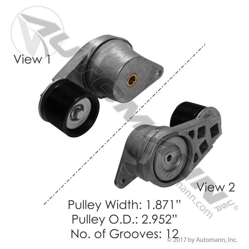 816.49531- Continental Elite Tensioner Assembly - Nick's Truck Parts