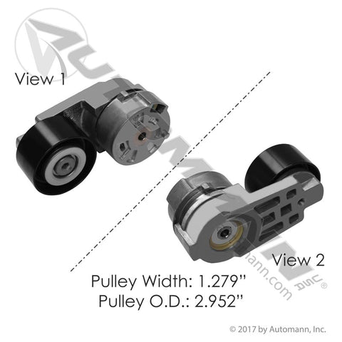 816.49544- Continental Elite Tensioner Assembly - Nick's Truck Parts