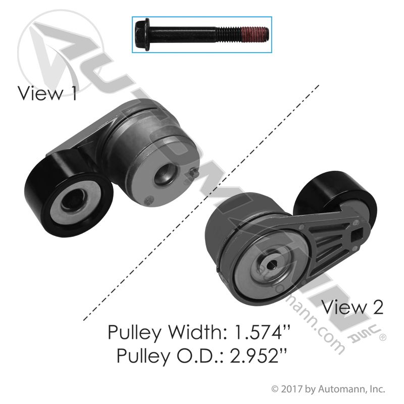 816.49549- Continental Elite Tensioner Assembly - Nick's Truck Parts