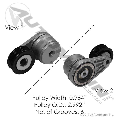 816.49552- Continental Elite Tensioner Assembly - Nick's Truck Parts