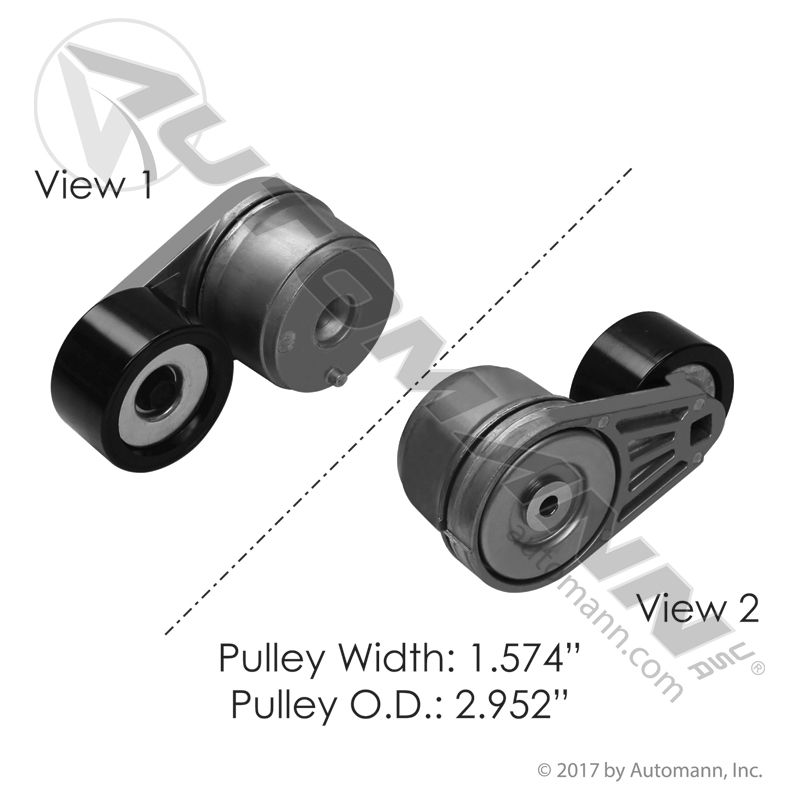 816.49555- Continental Elite Tensioner Assembly - Nick's Truck Parts