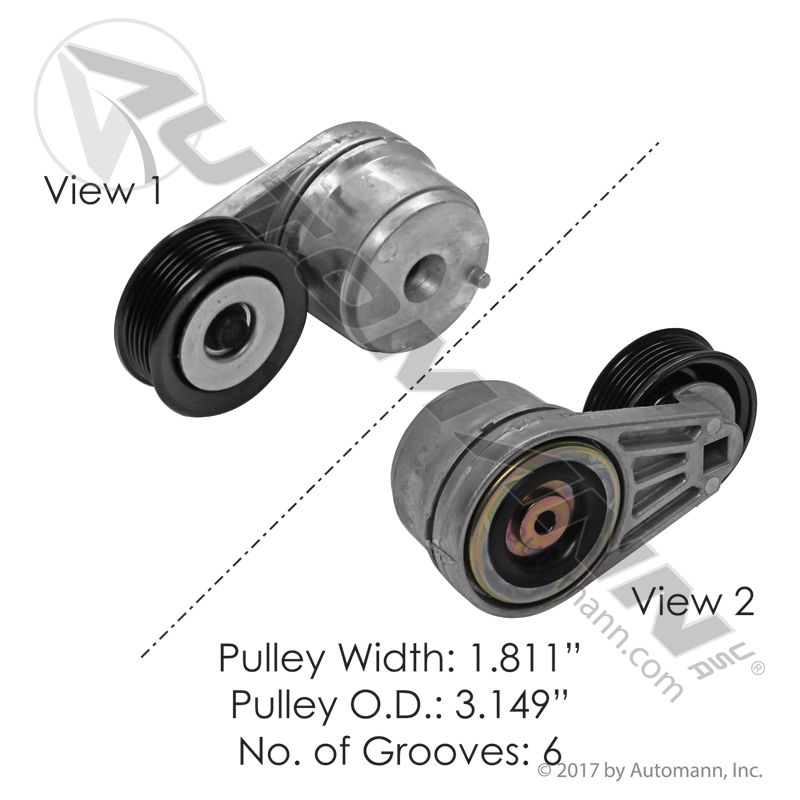 816.49568- Continental Elite Tensioner Assembly - Nick's Truck Parts