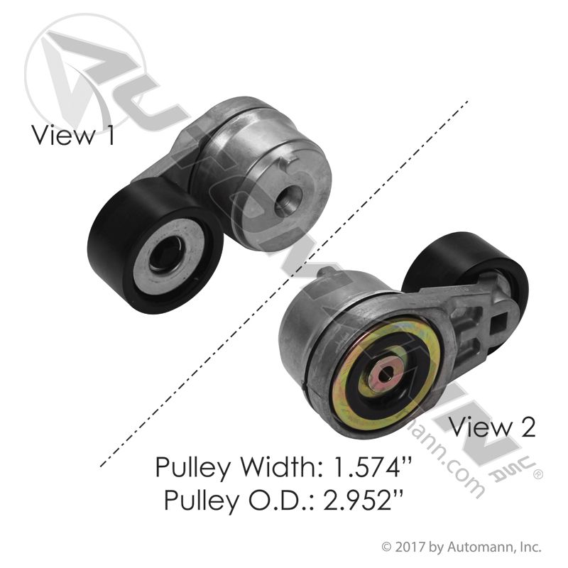 816.49570- Continental Elite Tensioner Assembly - Nick's Truck Parts