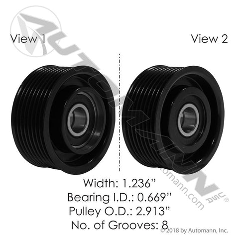 819.36093- Belt Pulley - Nick's Truck Parts