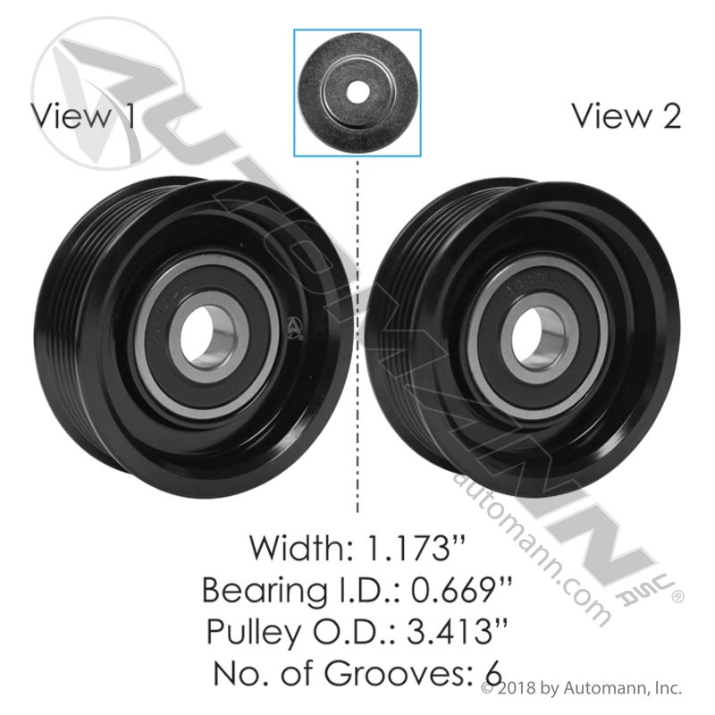819.36223- Belt Pulley - Nick's Truck Parts