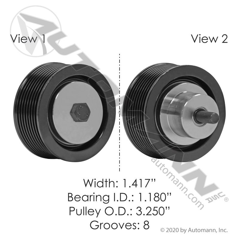 819.36308- Belt Pulley - Nick's Truck Parts