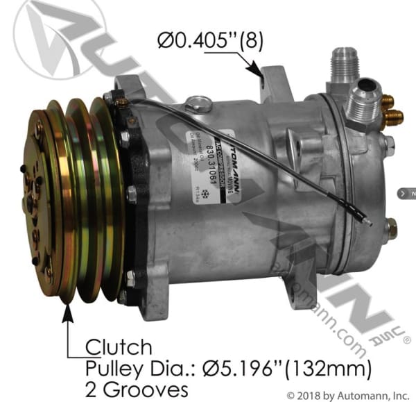 830.31061-Air Conditioning Compressor 510 Type | Nick's Truck Parts