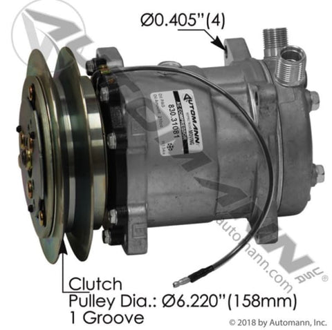 830.31081-Air Conditioning Compressor 5H14 Type, (product_type), (product_vendor) - Nick's Truck Parts