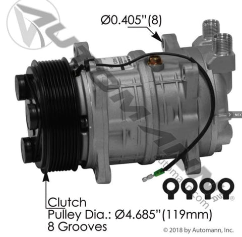 830.31403-Air Conditioning Compressor TM16 Type, (product_type), (product_vendor) - Nick's Truck Parts