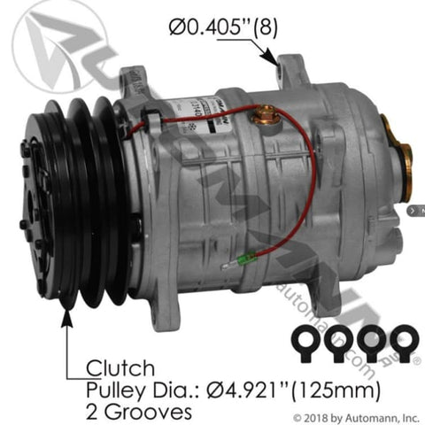 830.31404-Air Conditioning Compressor TM16 Type, (product_type), (product_vendor) - Nick's Truck Parts