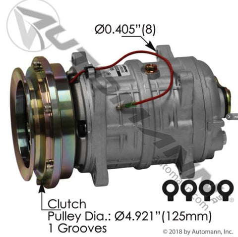 830.31405-Air Conditioning Compressor TM16 Type, (product_type), (product_vendor) - Nick's Truck Parts