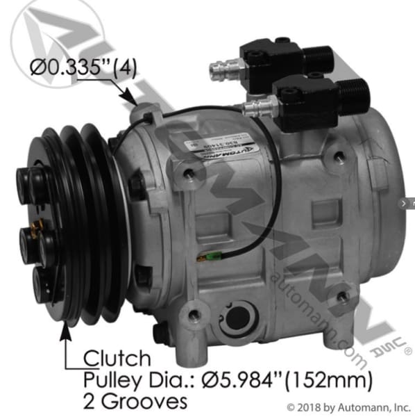 830.31409-Air Conditioning Compressor TM31 Type, (product_type), (product_vendor) - Nick's Truck Parts