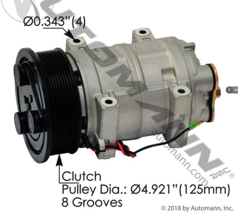 830.31414-Air Conditioning Compressor TM21 Type, (product_type), (product_vendor) - Nick's Truck Parts