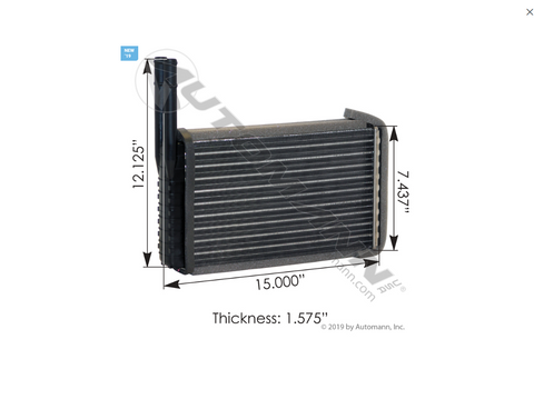 830.47106BE - Heater Core IHC Behr - Nick's Truck Parts
