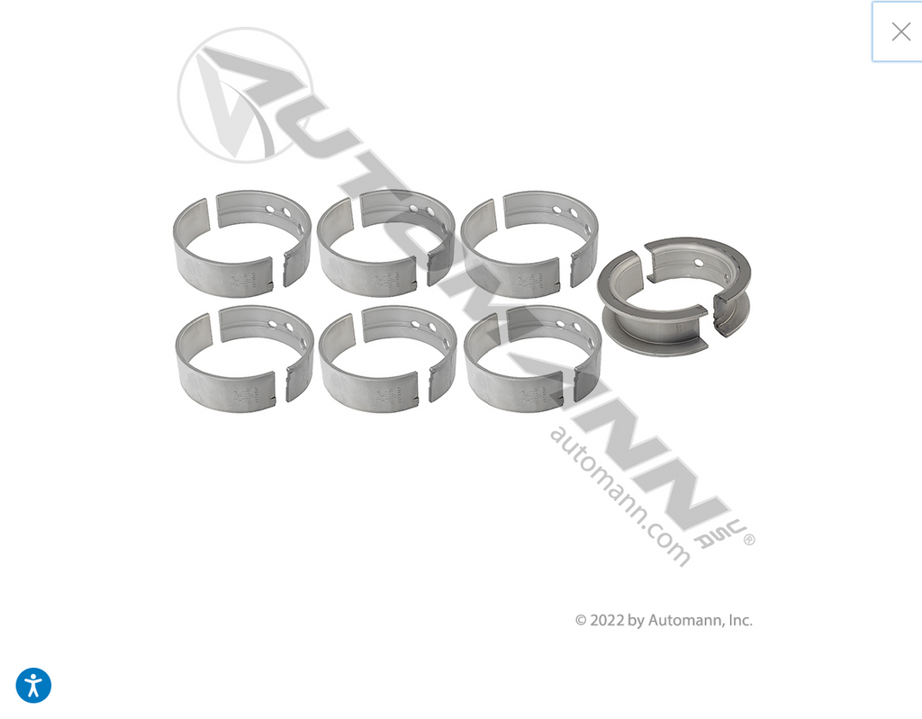 840.MS550703MA - Engine Main Bearing Set Detroit Diesel - Nick's Truck Parts