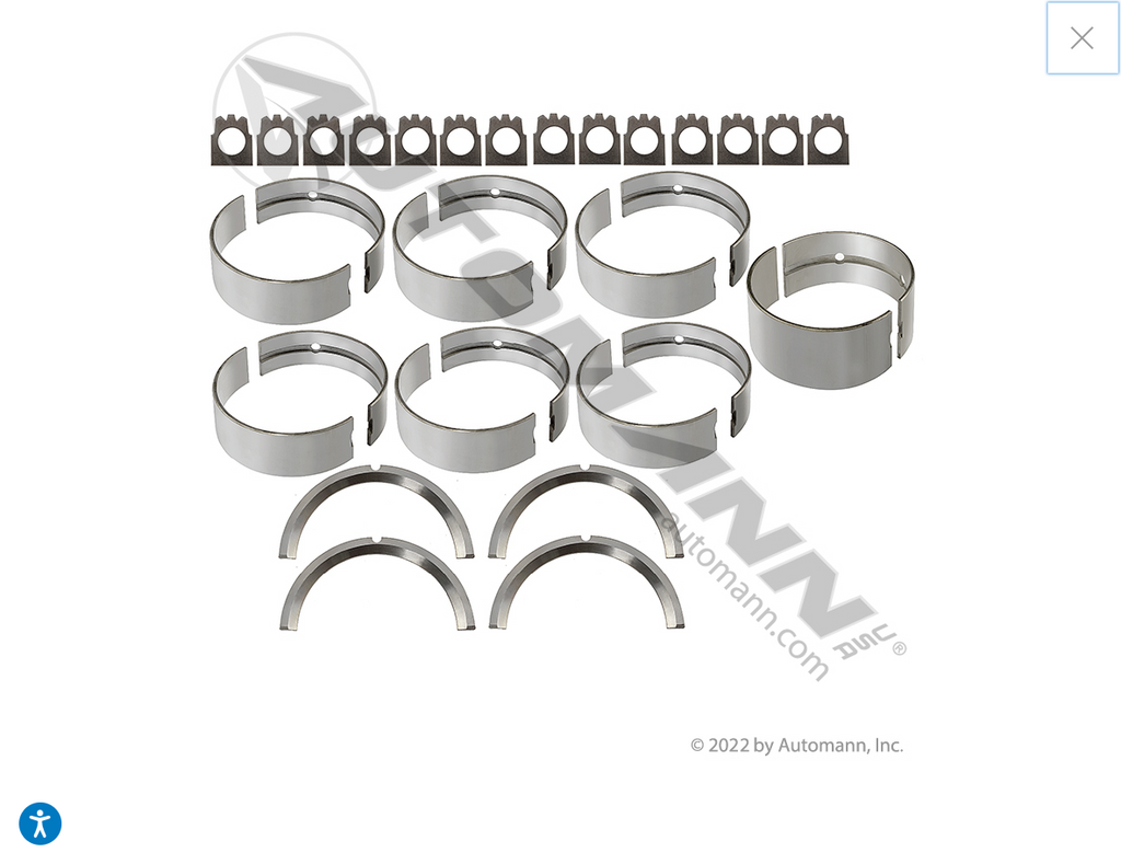 840.MS904883MA - Engine Main Bearing Set Cummins - Nick's Truck Parts