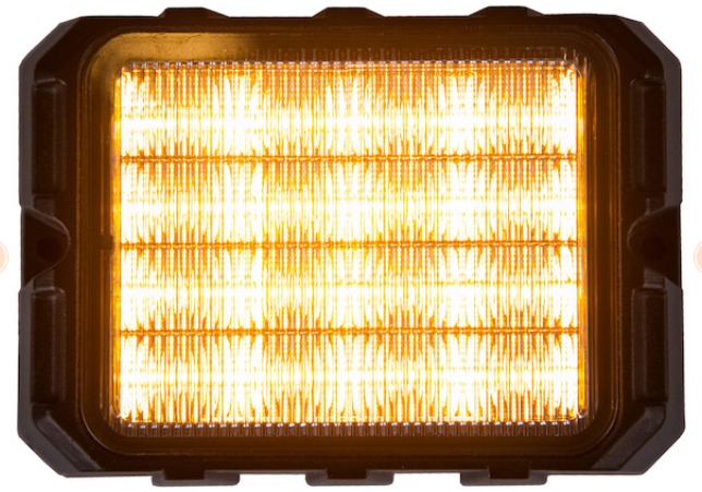 8890200 -Buyers- QUAD ROW 5 INCH AMBER STROBE LIGHT - Nick's Truck Parts