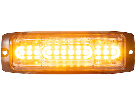 8890300 -Buyers- Ultra Thin Wide Angle 5 Inch Amber LED Strobe Light - Nick's Truck Parts