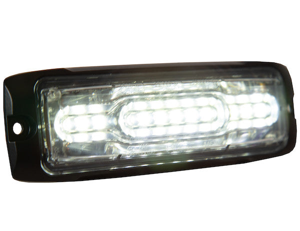 8890301 -Buyers- Ultra Thin Wide Angle 5 Inch Clear LED Strobe Light - Nick's Truck Parts