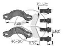 907028X-U-Joint Strap Kit, (product_type), (product_vendor) - Nick's Truck Parts