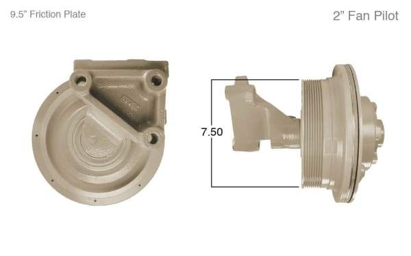 91079-Remanufactured Fan Clutch-Cummins (Core Deposit    $250 Included in Price), (product_type), (product_vendor) - Nick's Truck Parts