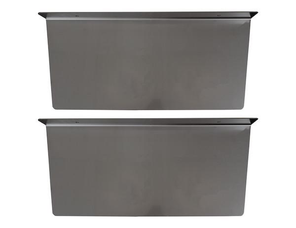 924F0106SSPR - Buyers- Replacement Stainless Steel Under Tailgate Spill Shield For SaltDogg® Spreaders - Pair - Nick's Truck Parts