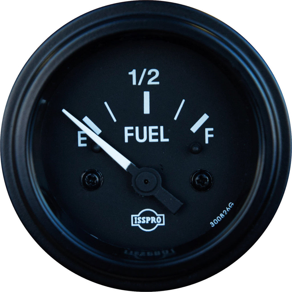 95-2635- Tectran Fuel Gauge Black Bezel - Nick's Truck Parts