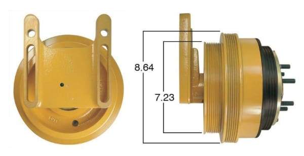 99346-Remanufactured Fan Clutch-GoldTop (Core Deposit    $250 Included in Price), (product_type), (product_vendor) - Nick's Truck Parts