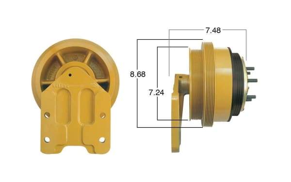 99361-Remanufactured Fan Clutch-GoldTop (Core Deposit    $250 Included in Price), (product_type), (product_vendor) - Nick's Truck Parts