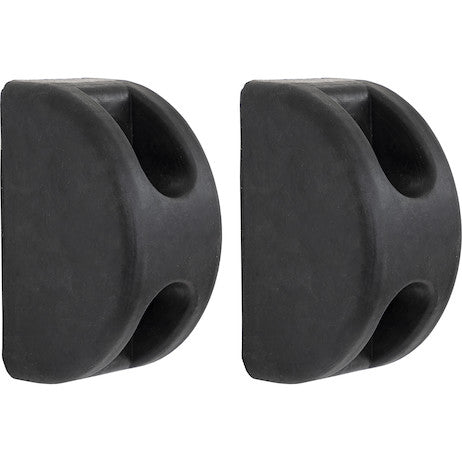 Buyers -B5800- D-Shaped Molded Rubber Bumper - 3 X 3-1/2 X 6 Inch Tall - Set Of 2 - Nick's Truck Parts