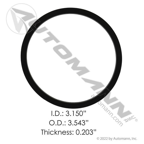 CWa6210 - V-Rod Apex Cushion Washer Mack - Nick's Truck Parts