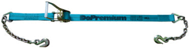 DC23413230- 2" DoPremium Ratchet Strap 30' with Chain Anchors - Nick's Truck Parts