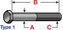 LT07003-KNURL BOLT & NUT ASSEMBLY (PKG of 4) - Nick's Truck Parts