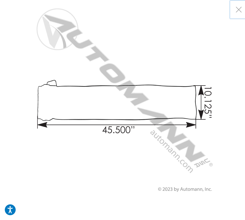 M46616EL - Camshaft Gasket Detroit DD15 - Nick's Truck Parts