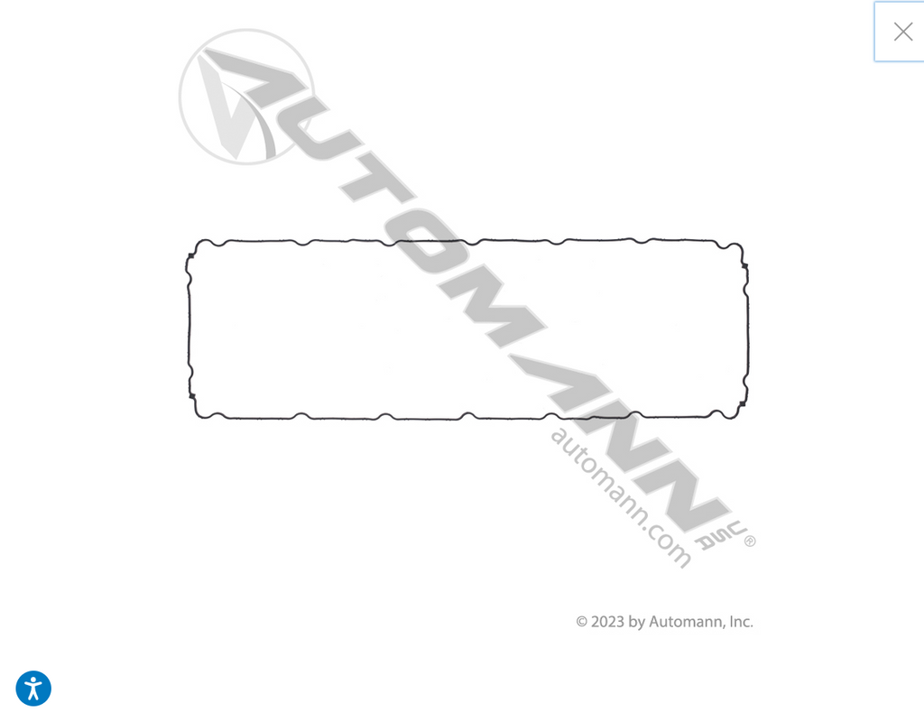 M46897920EL - Oil Pan Gasket Detroit DD15 DD16 - Nick's Truck Parts